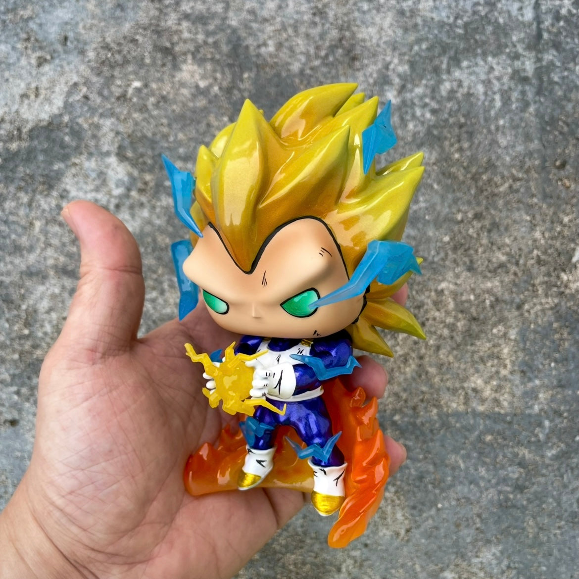 Preorder: Custom Metallic Glow Super Saiyan 4 Vegeta