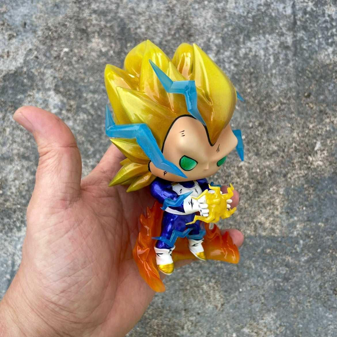 Preorder: Custom Metallic Glow Super Saiyan 4 Vegeta