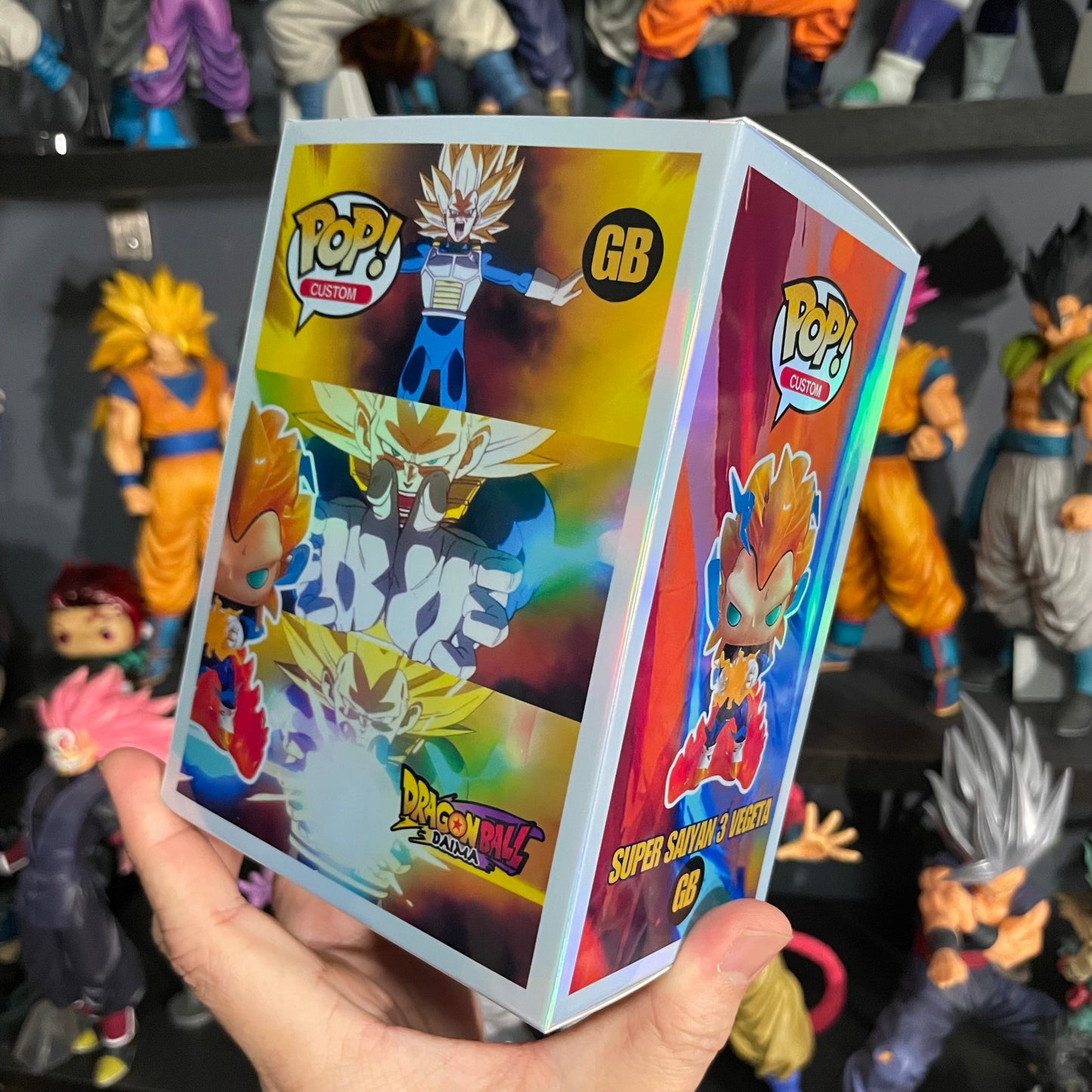 Preorder: Custom Metallic Glow Super Saiyan 4 Vegeta