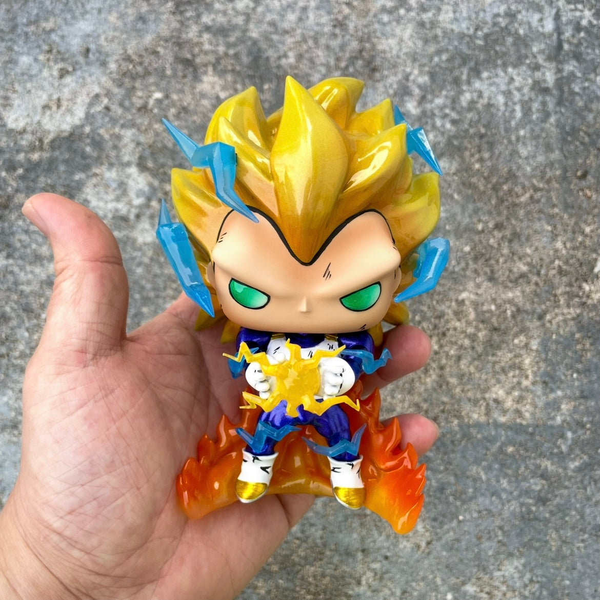 Preorder: Custom Metallic Glow Super Saiyan 4 Vegeta