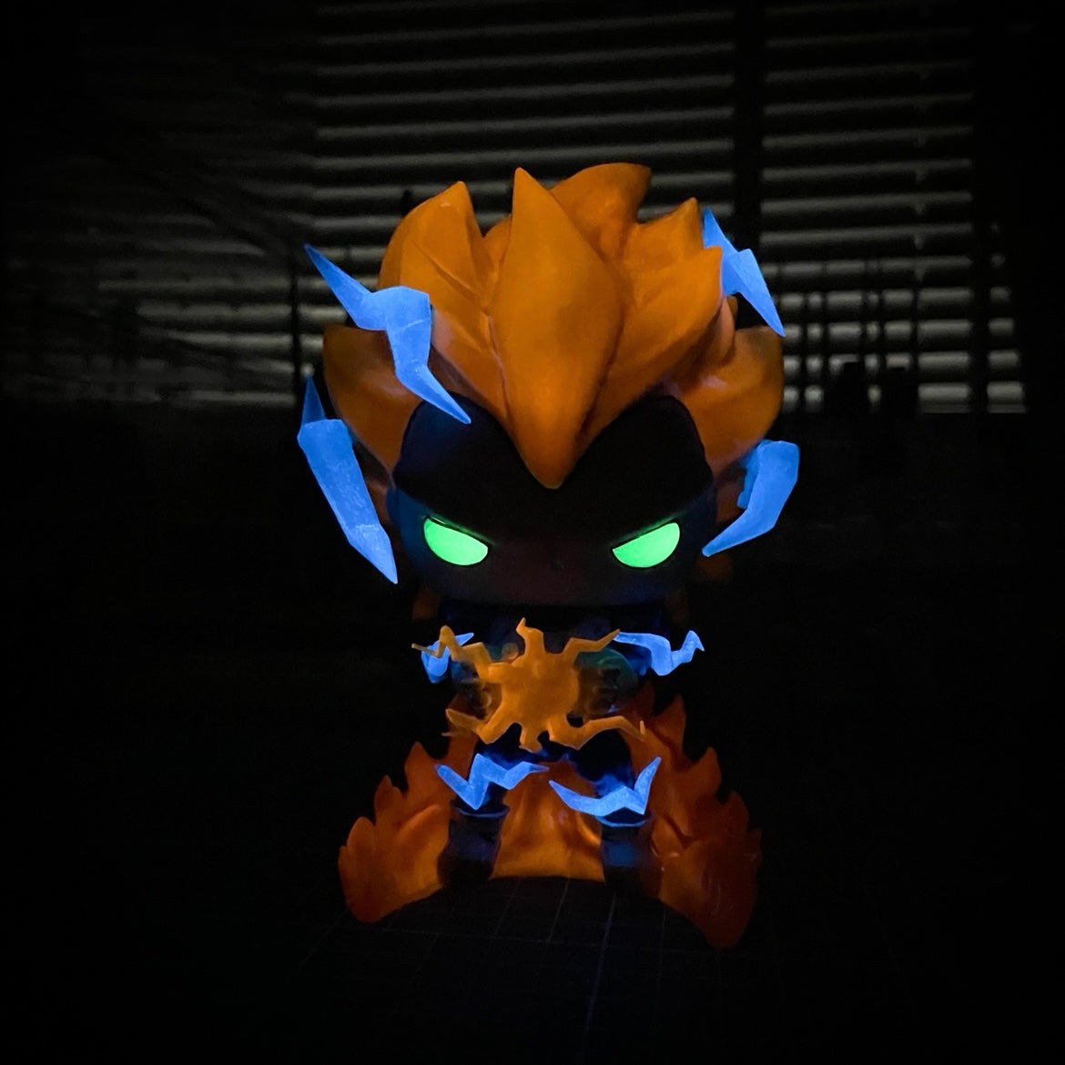 Preorder: Custom Metallic Glow Super Saiyan 4 Vegeta