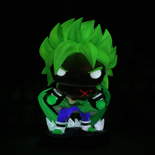 Metallic Glow Broly with custom box