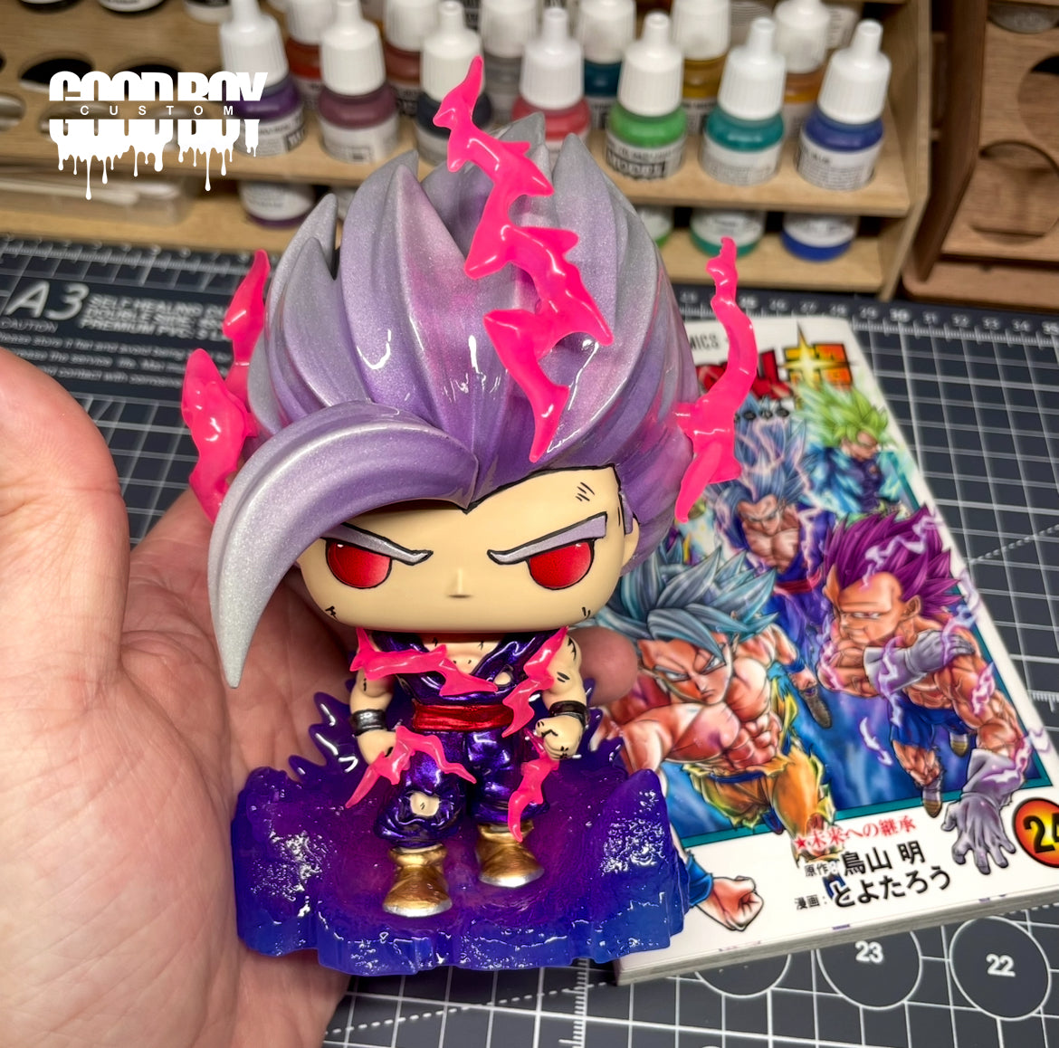 Preorder: Custom Metallic Glow Gohan Beast