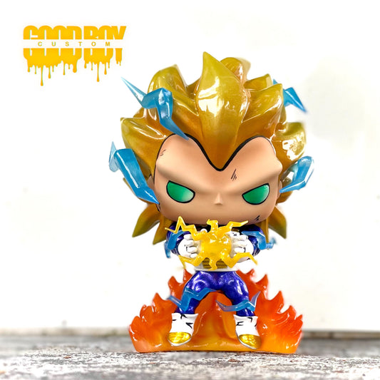 Preorder: Custom Metallic Glow Super Saiyan 4 Vegeta