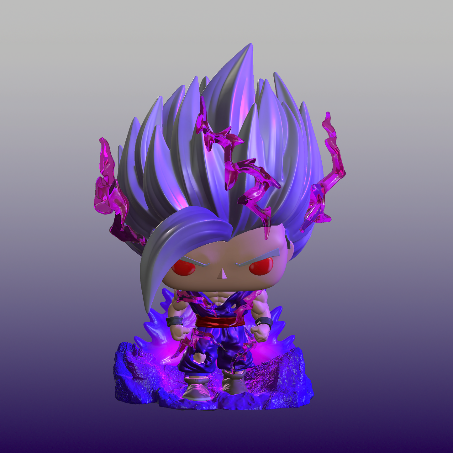Preorder: Custom Metallic Glow Gohan Beast